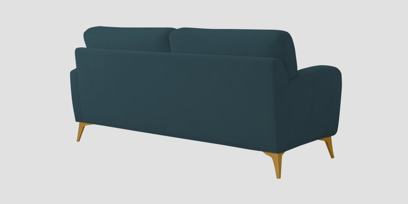 Alpine Fabric 3 Seater Sofa In Sea Blue Colour