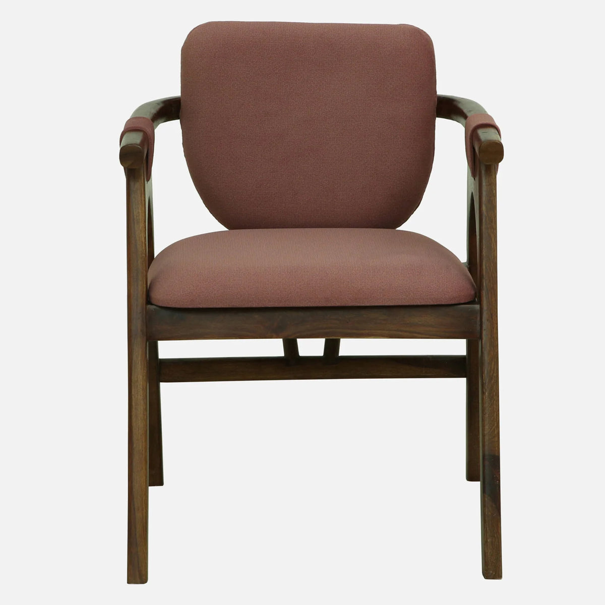 Andro Sheesham Wood Chairs In Provincial Teak Finish (Set Of 2)