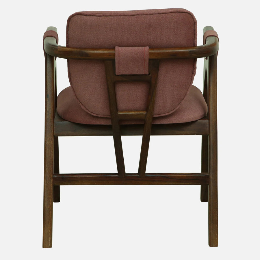 Andro Sheesham Wood Chairs In Provincial Teak Finish (Set Of 2)