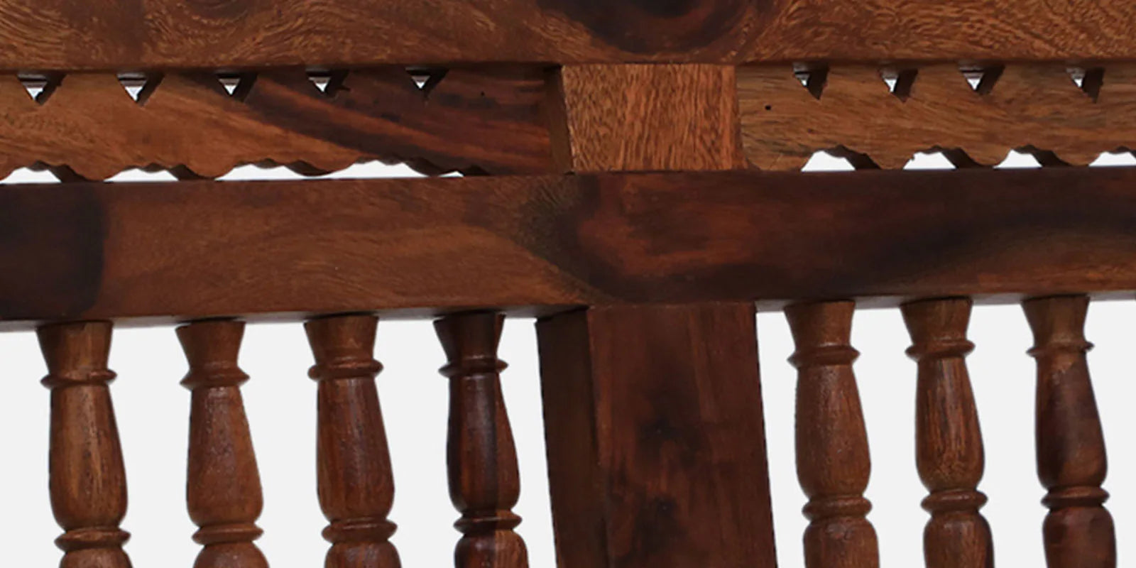 Gati Sheesham Wood 2 Seater Sofa In Honey Oak Finish - Febonic Living