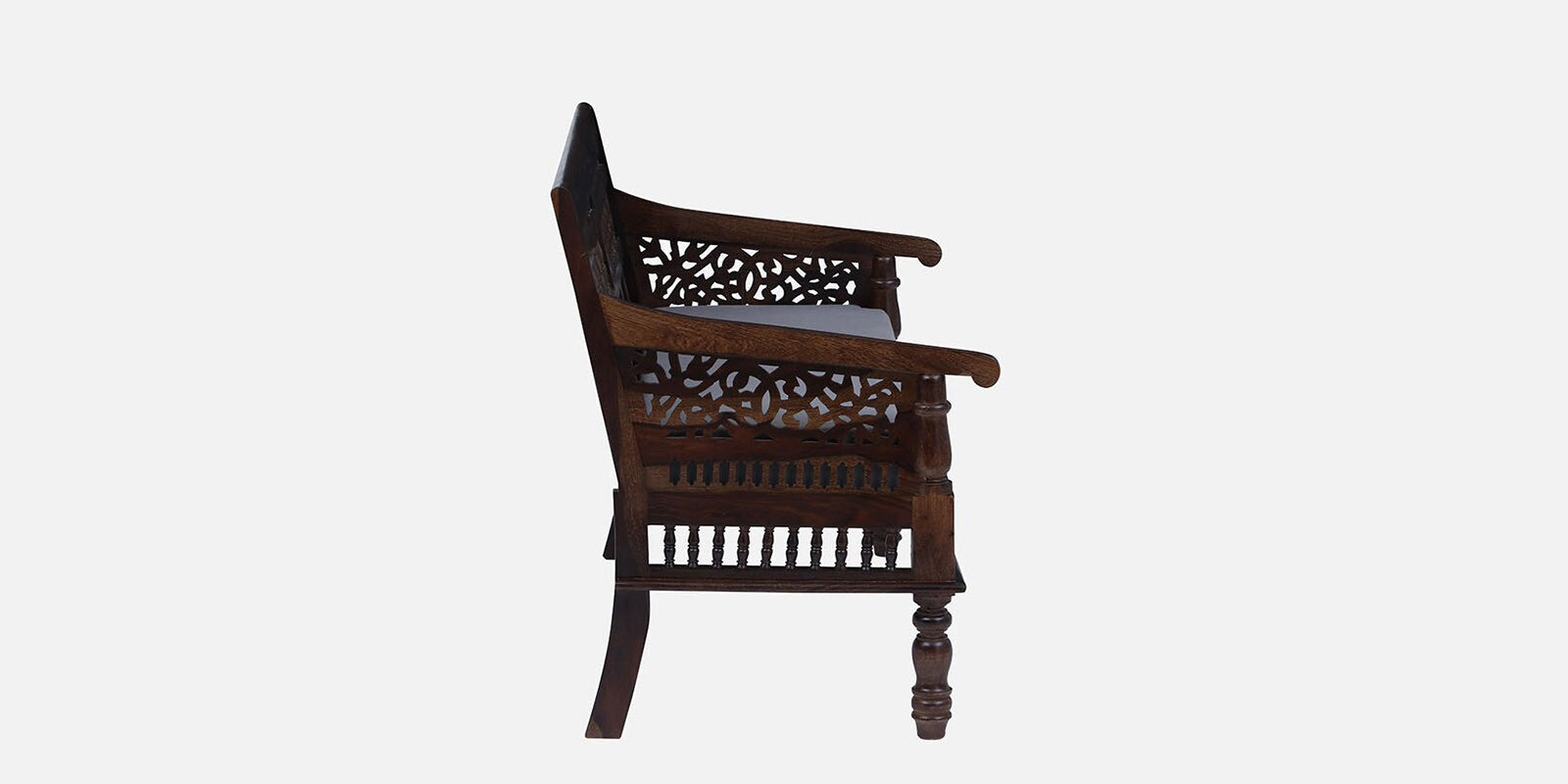 Gati Sheesham Wood 2 Seater Sofa In Provincial Teak Finish - Febonic Living