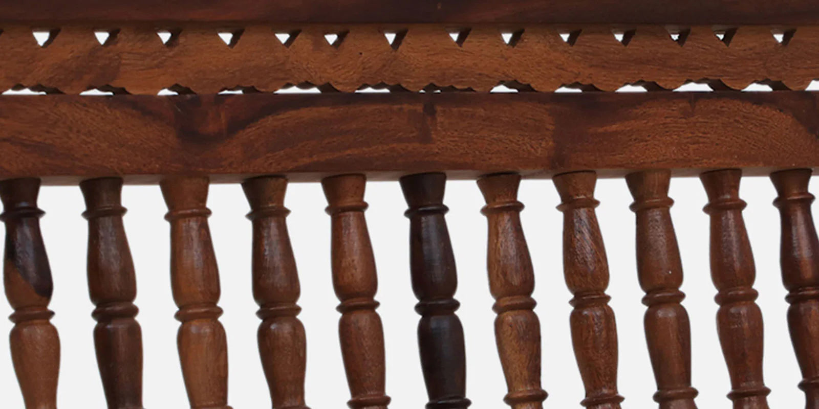 Gati Sheesham Wood 3 Seater Sofa In Honey Oak Finish - Febonic Living