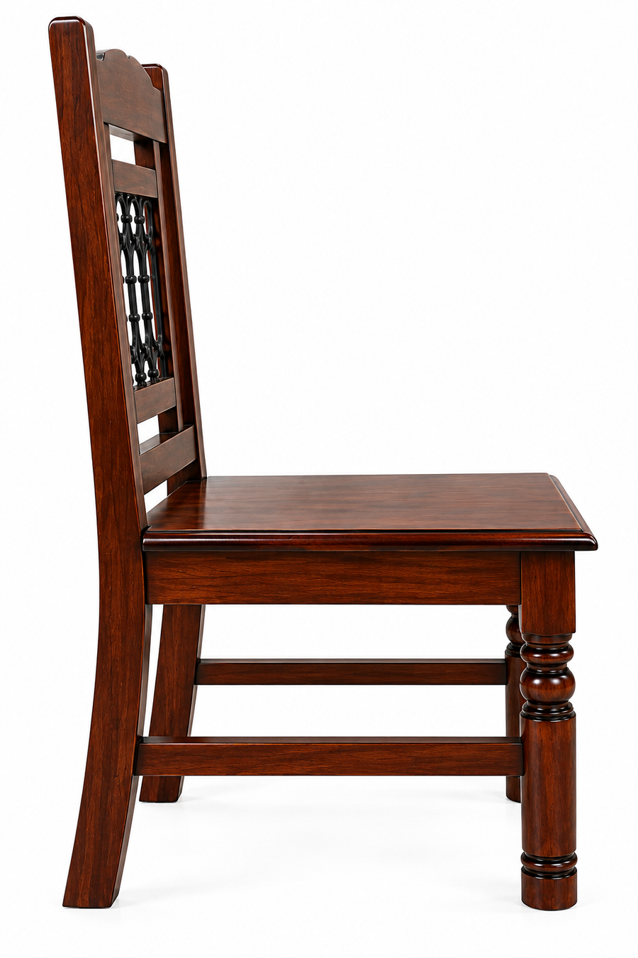 Arav Sheesham Wood Dining Chairs In Provincial Teak Finish (Set Of 2)