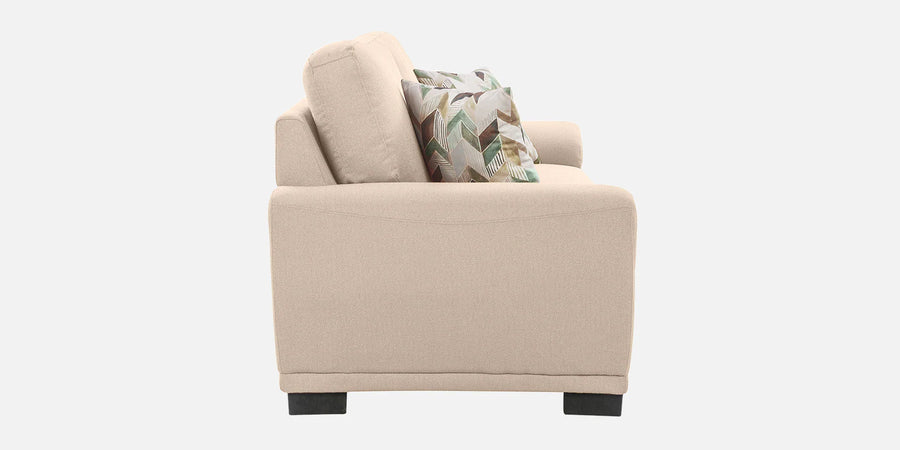 Atrov Fabric 3 Seater Sofa In Vanilla Beige Colour - Febonic Living