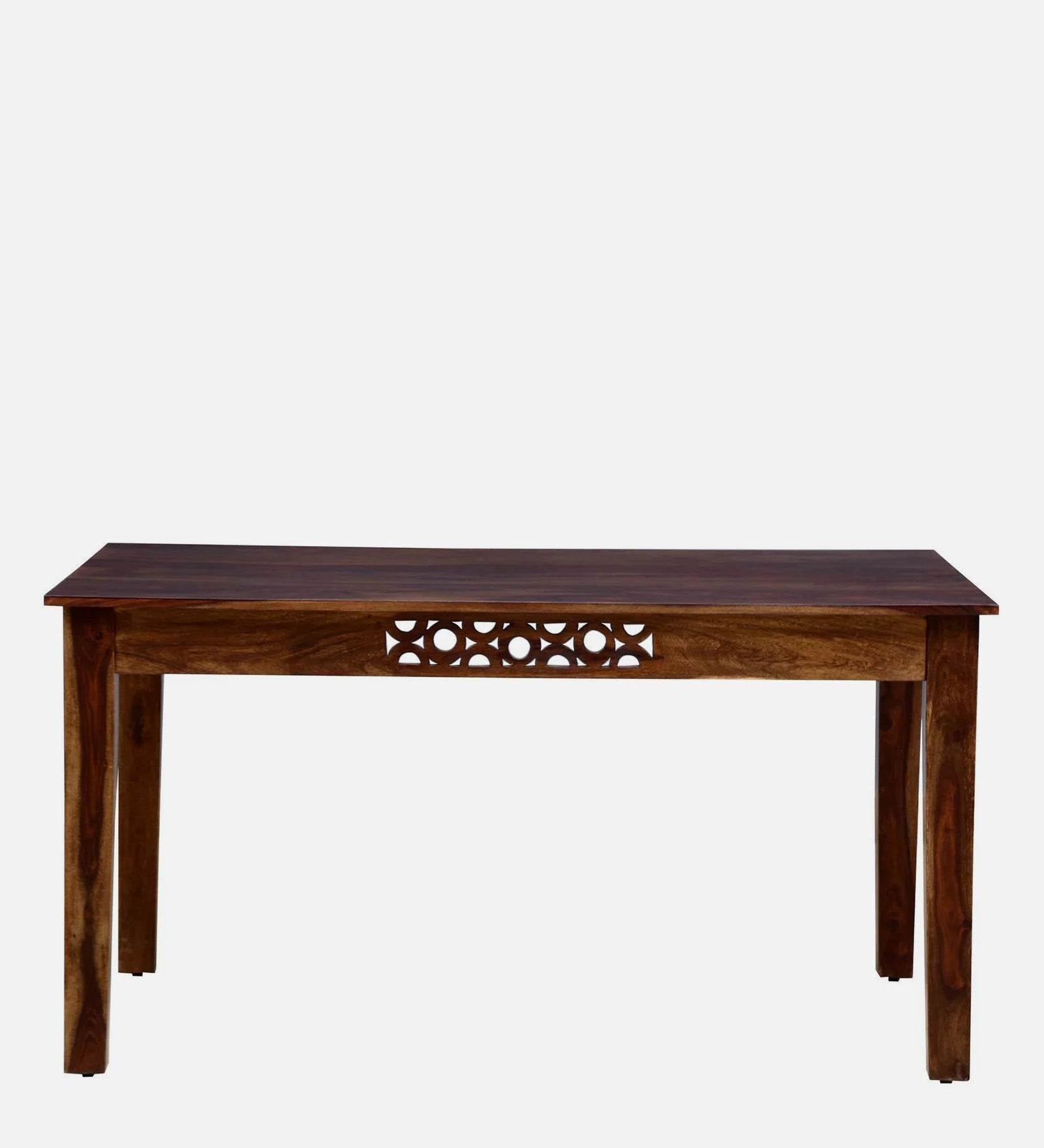 Dohaq Sheesham Wood 6 Seater Dining Set in Scratch Resistant Provincial Teak Finish With Bench - Febonic Living