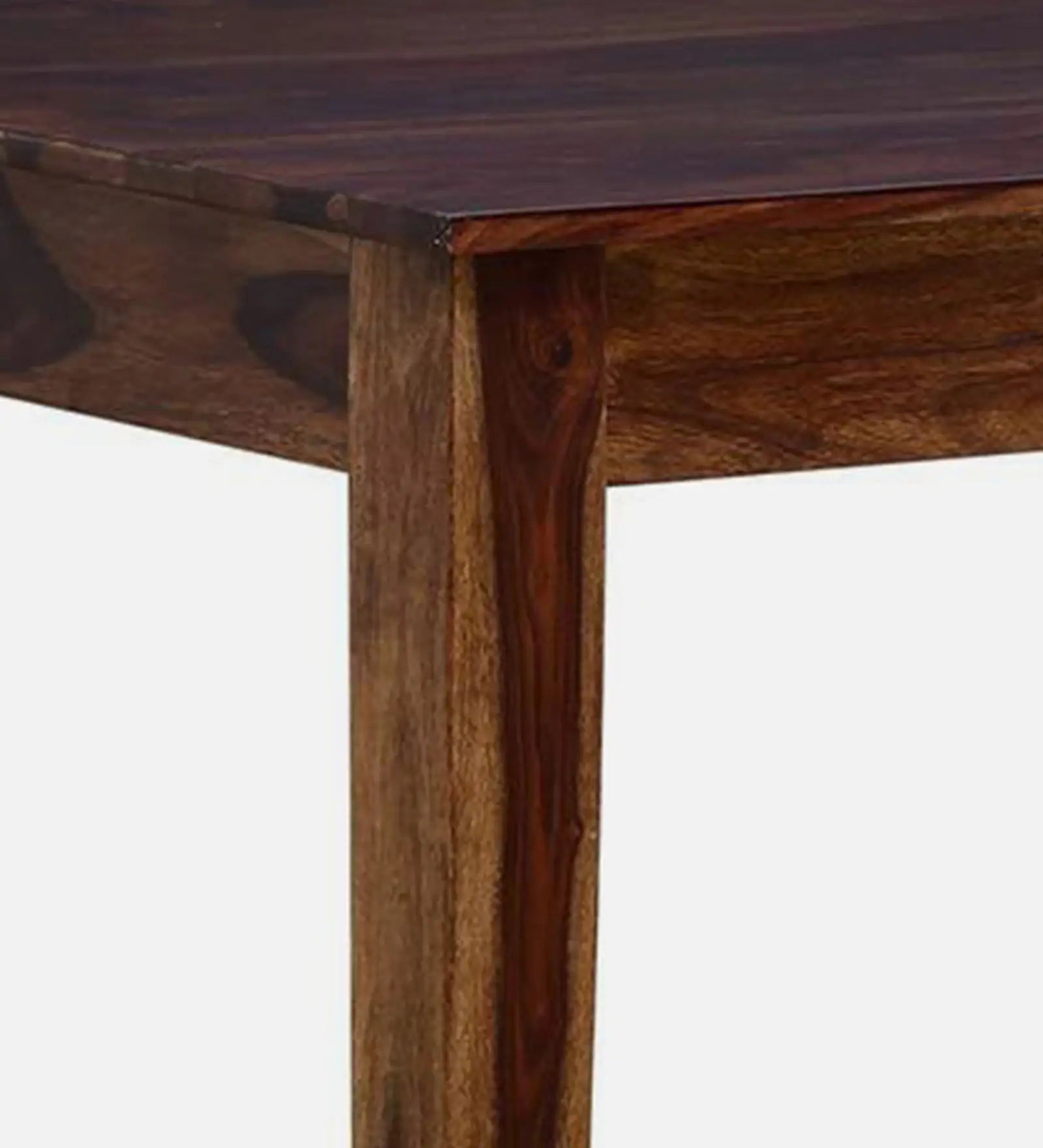 Dohaq Sheesham Wood 6 Seater Dining Set in Scratch Resistant Provincial Teak Finish With Bench - Febonic Living