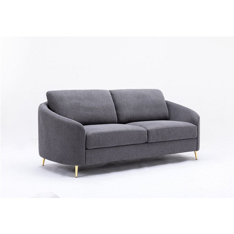 Zombi Fabric 3 Seater Sofa In Charcoal Grey Colour