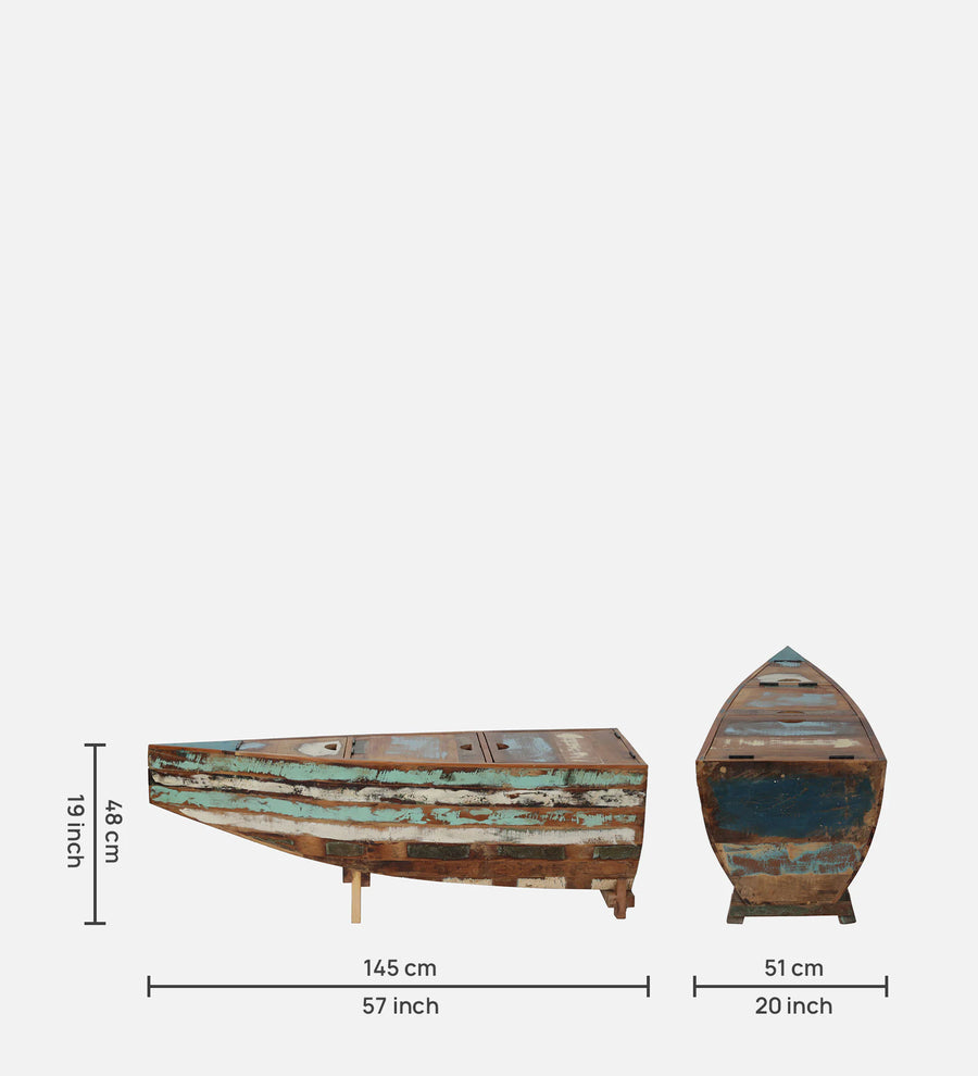 Ezla Reclaimed Wood Bar Cabinet In Distress Finish - Febonic Living