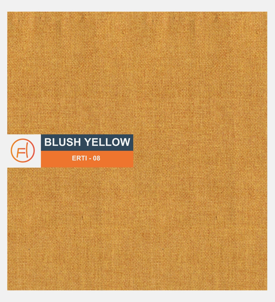 Summer Fabric Bench In Blush Yellow Colour - Febonic Living