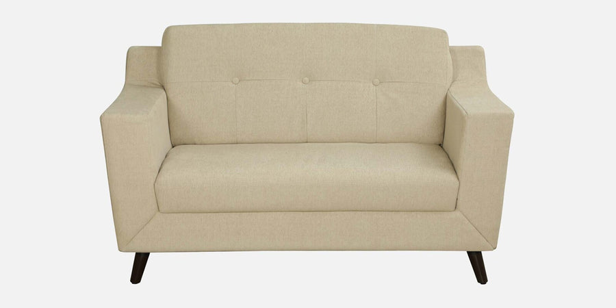 Barmoda Fabric 2 Seater Sofa In Ivory Cream Colour - Febonic Living