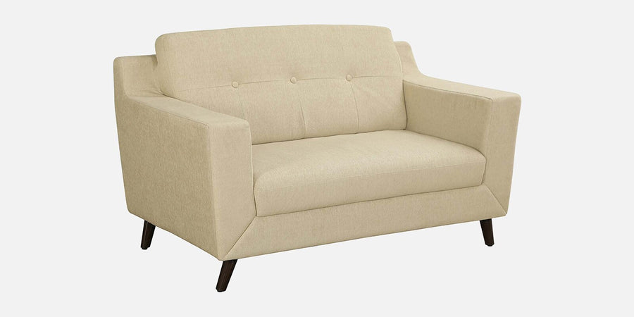 Barmoda Fabric 2 Seater Sofa In Ivory Cream Colour - Febonic Living