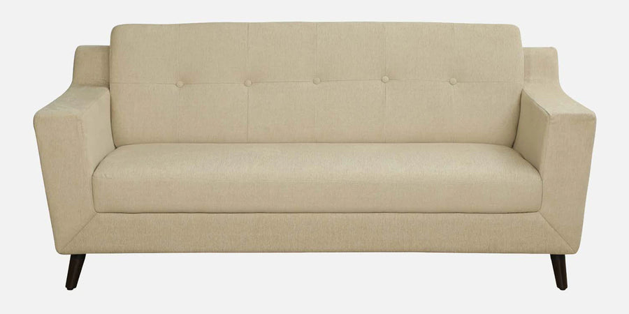 Barmoda Fabric 3 Seater Sofa In Ivory Cream Colour - Febonic Living