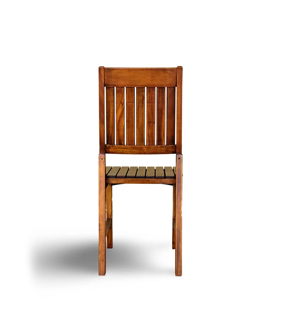 Batora Sheesham Wood 6 Seater Dining Set in Teak Colour With Marble Top