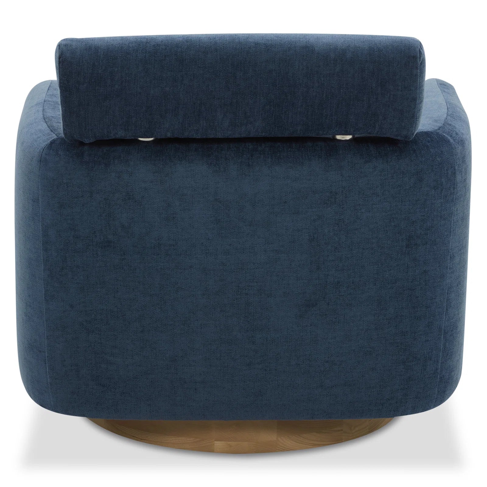Plint Fabric Swivel Chair In Light Blue Colour