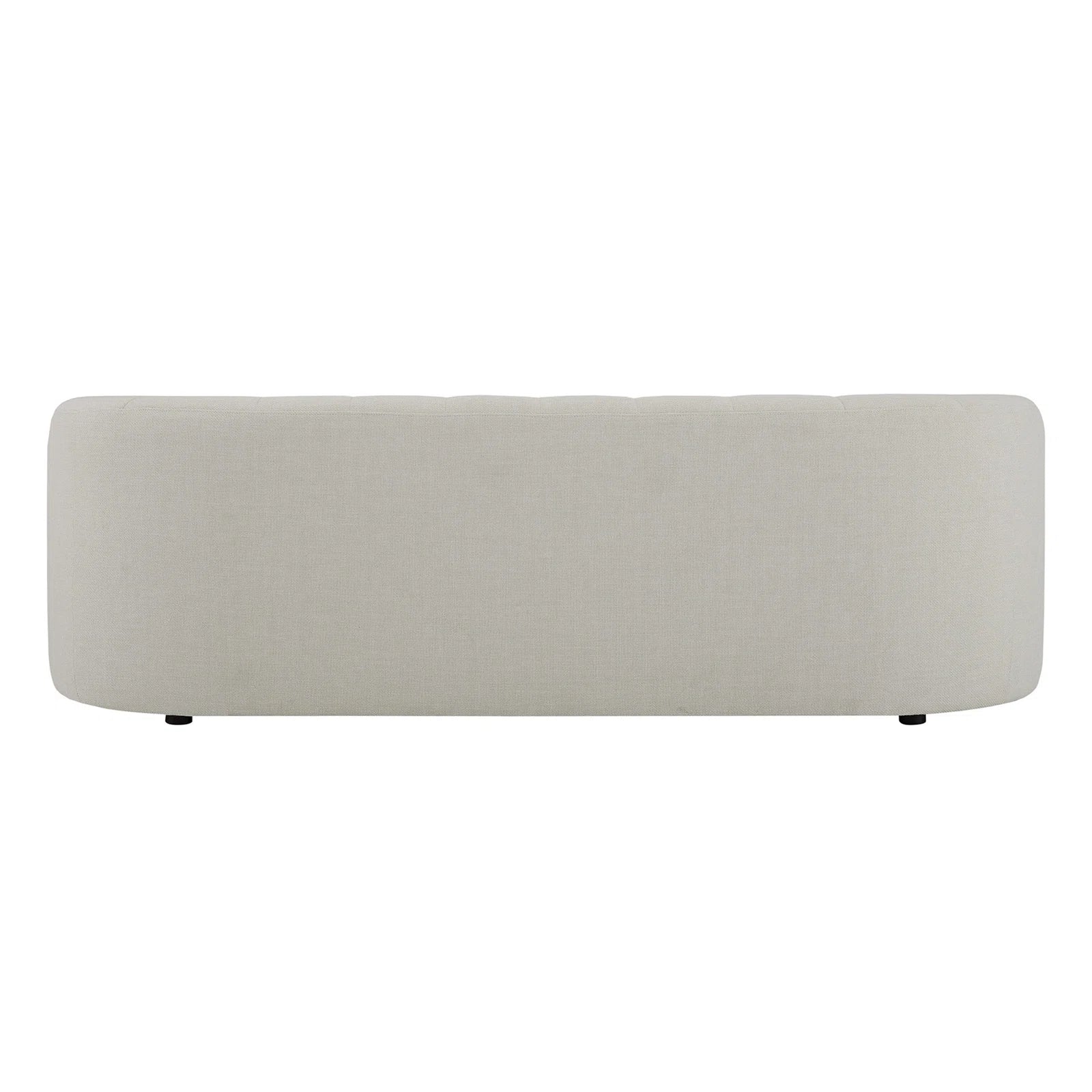 Jaxon Fabric 3 Seater Sofa In Ivory Cream Grey Colour