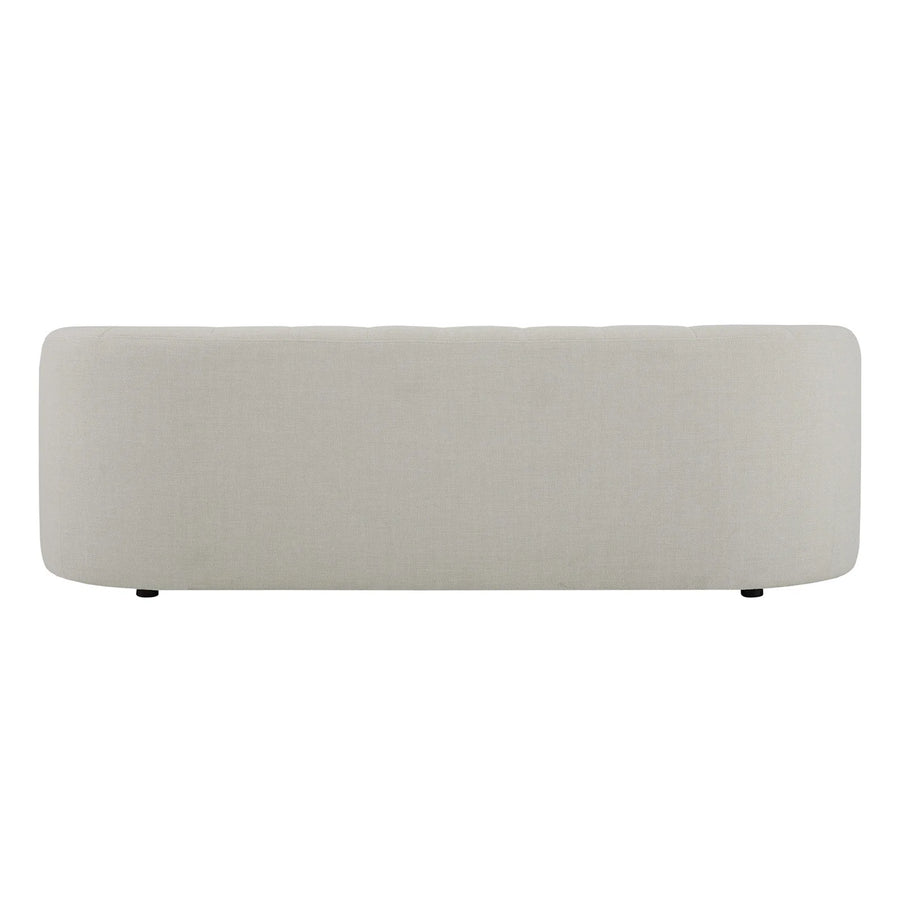 Jaxon Fabric 3 Seater Sofa In Ivory Cream Grey Colour - Febonic Living