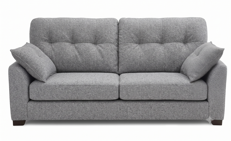 Besto 3 Seater Fabric Sofa - Dim Grey