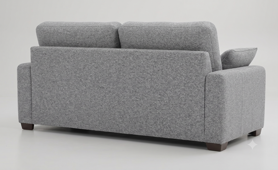 Besto 3 Seater Fabric Sofa - Dim Grey
