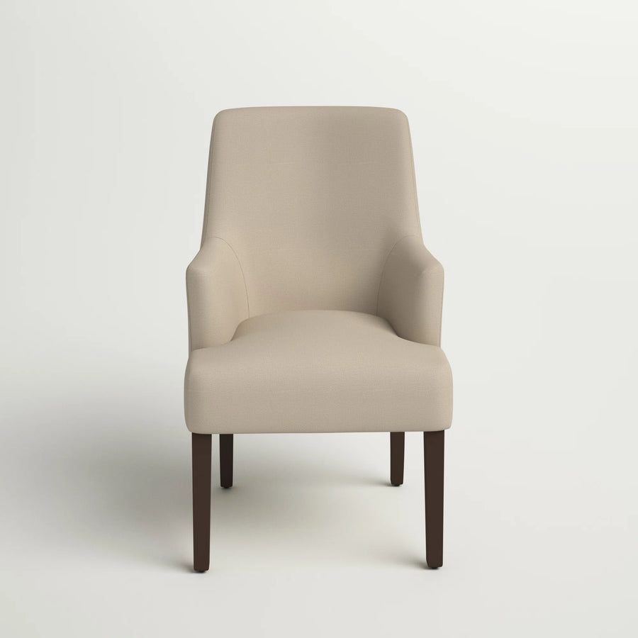 Bhava Water Proof Fabric Dining Chair In Cashew Cream Colour - Febonic Living