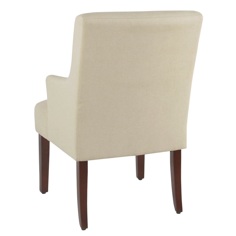 Bhava Water Proof Fabric Dining Chair In Cashew Cream Colour - Febonic Living