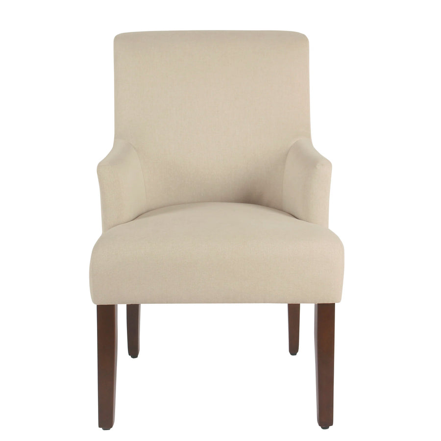 Bhava Water Proof Fabric Dining Chair In Cashew Cream Colour - Febonic Living