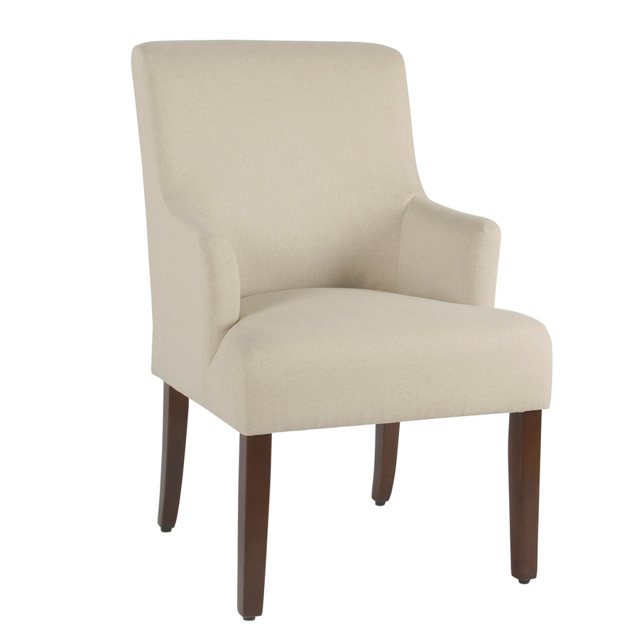 Bhava Water Proof Fabric Dining Chair In Cashew Cream Colour - Febonic Living