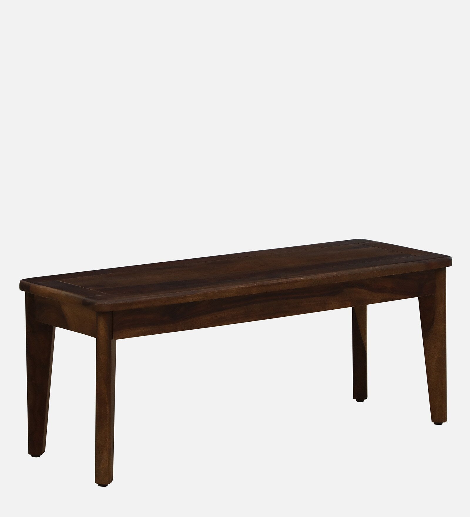 Tanu Sheesham Wood 6 Seater Dining Set In Provincial Teak Finish With Marble Top & Bench - Febonic Living