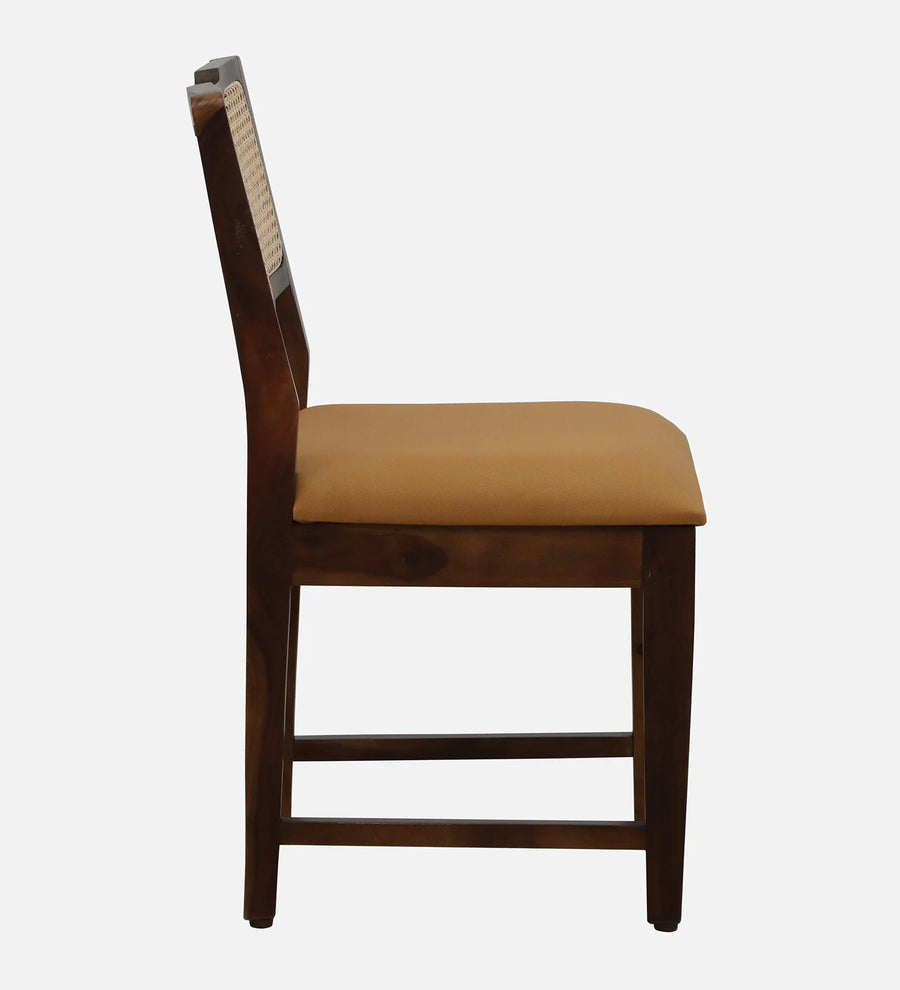 Tanu Sheesham Wood Arm Chair In Provincial Teak Finish - Febonic Living
