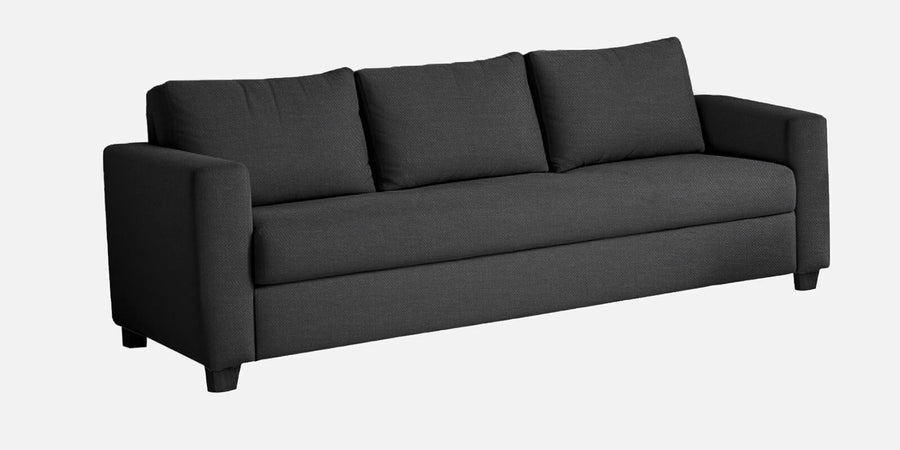 Bingo 3 Seater Fabric Sofa - Charcoal Grey