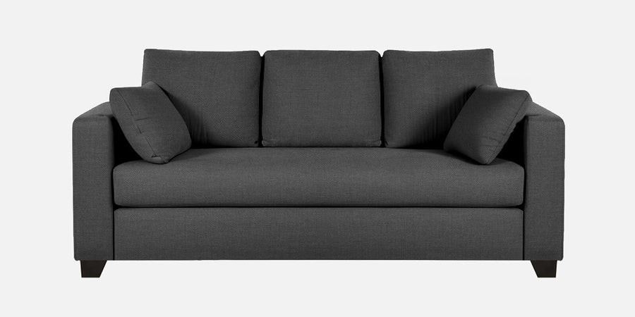 Bingo 3 Seater Fabric Sofa - Charcoal Grey