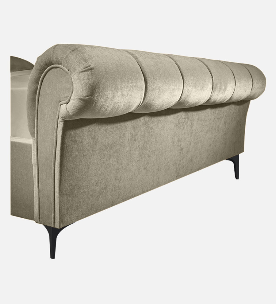 Birla Fabric Upholstered Queen Size Bed In Ash Grey Colour - Febonic Living
