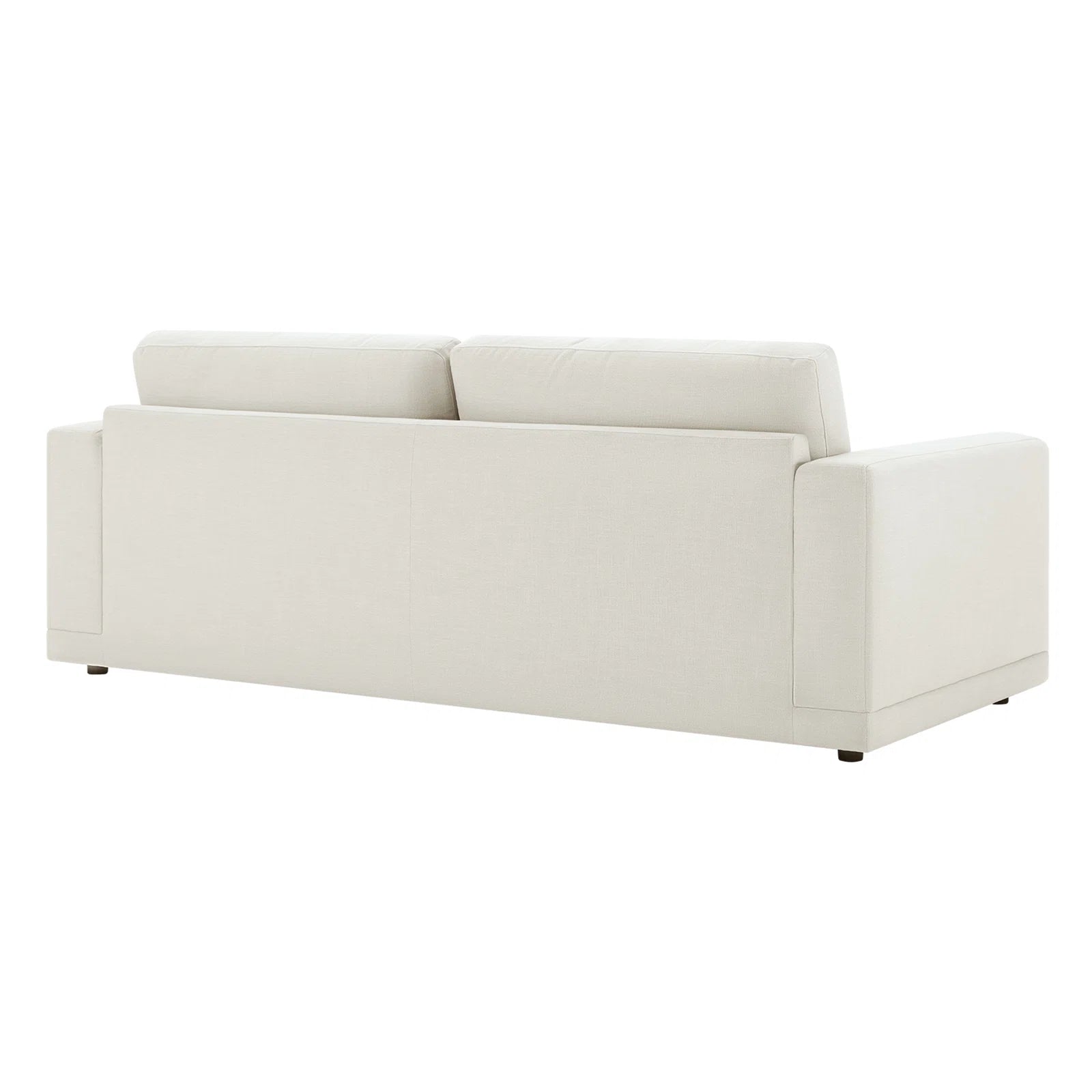 Esha Fabric 3 Seater Sofa In Ivory Cream Colour