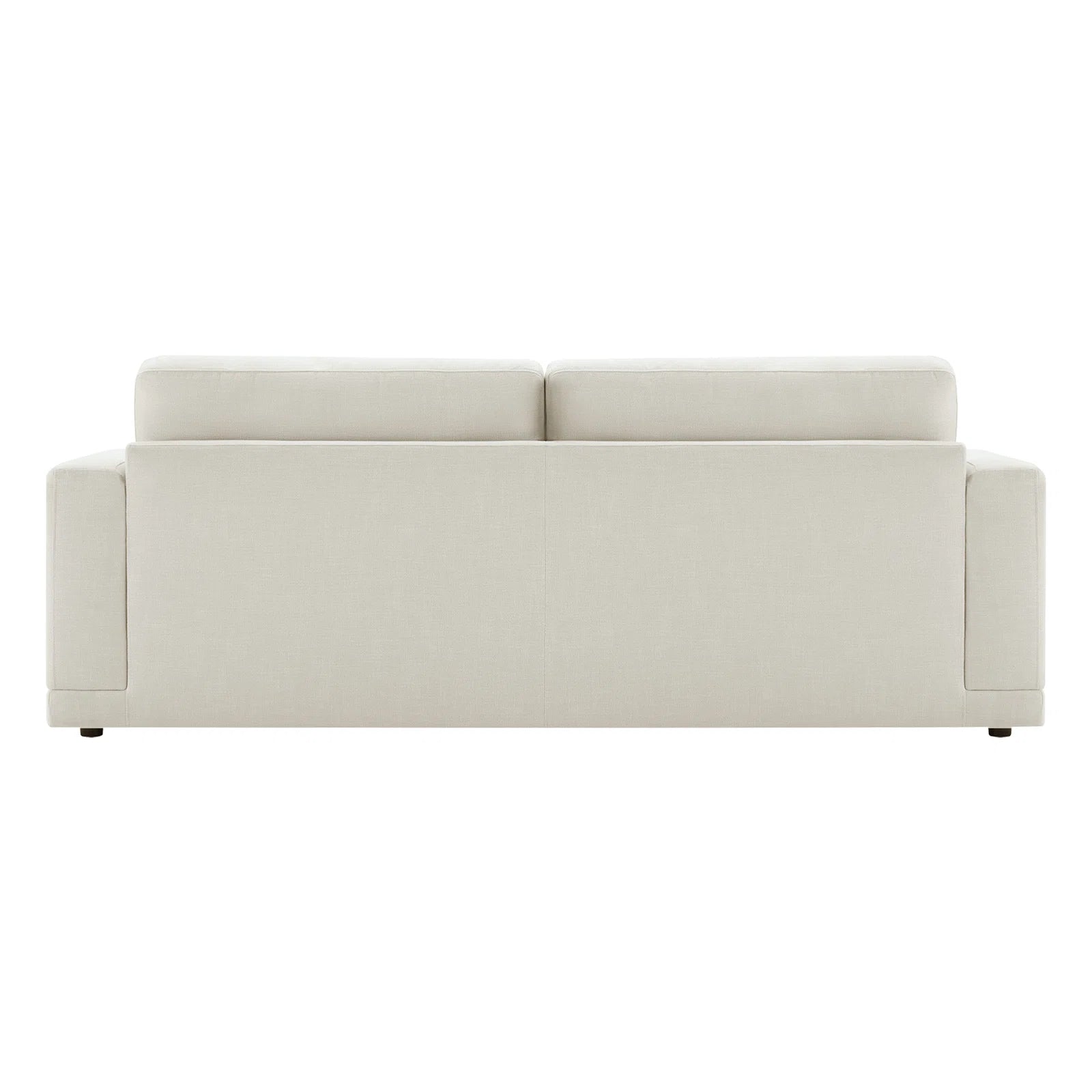 Esha Fabric 3 Seater Sofa In Ivory Cream Colour