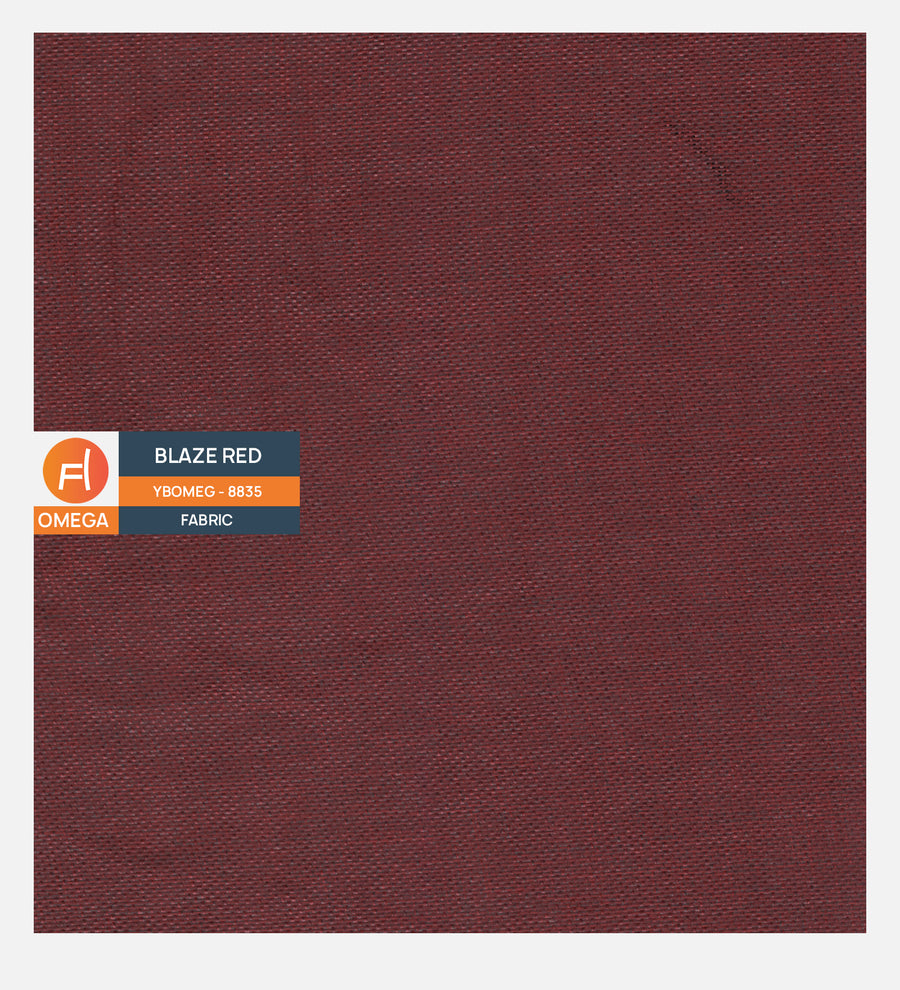 Jute Omega Fabric Blaze Red 8835 Code by Febonic Living