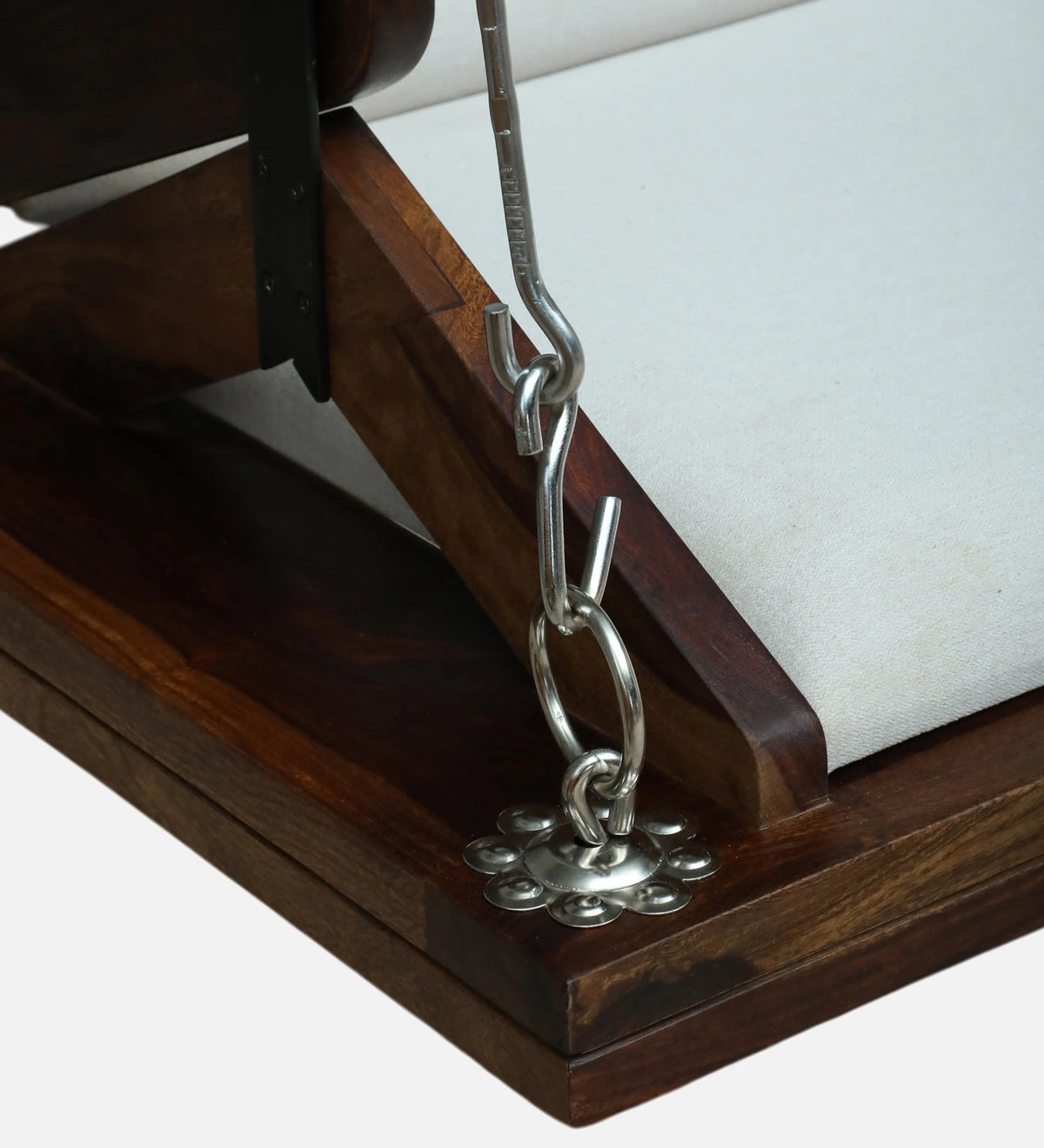 Bliza Sheesham Wood Swing In Provincial Teak Finish