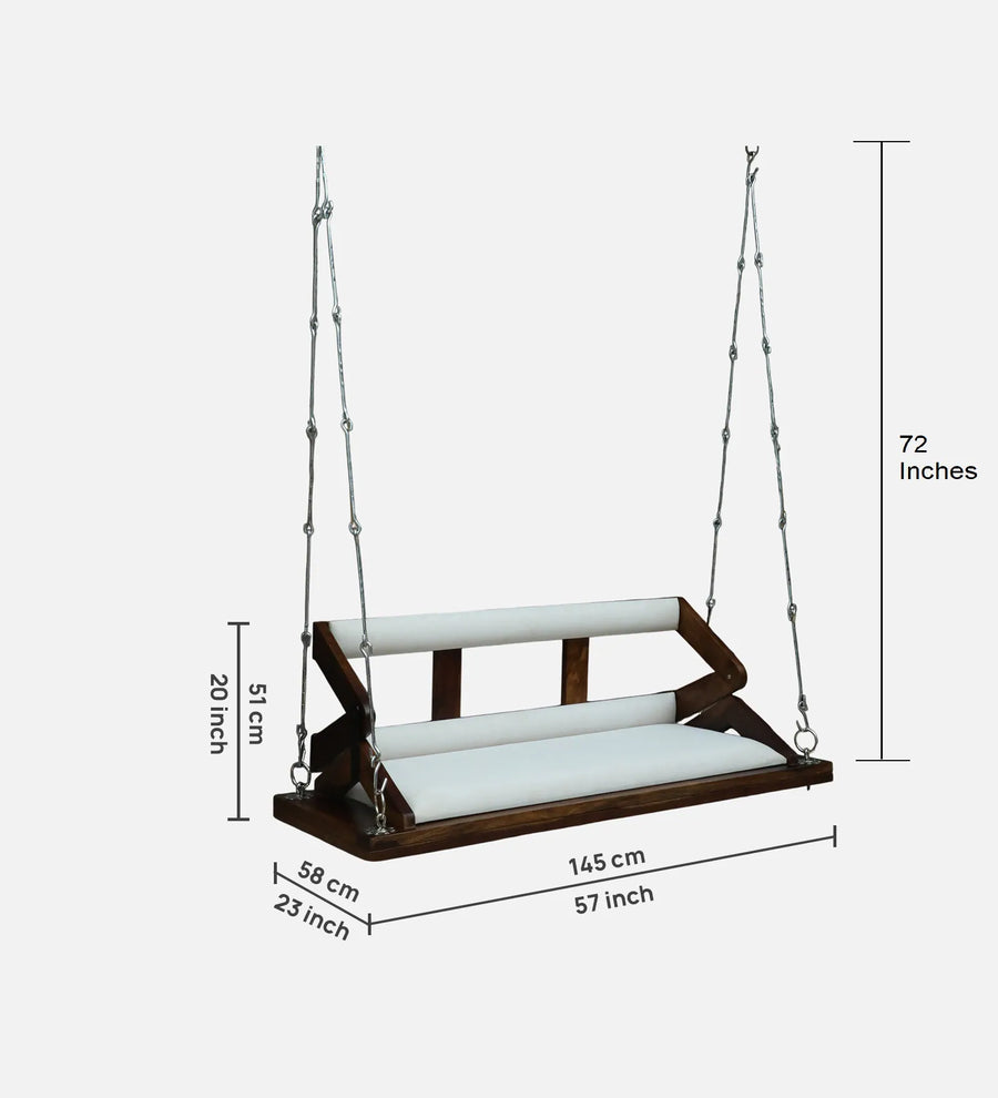 Bliza Sheesham Wood Swing In Provincial Teak Finish
