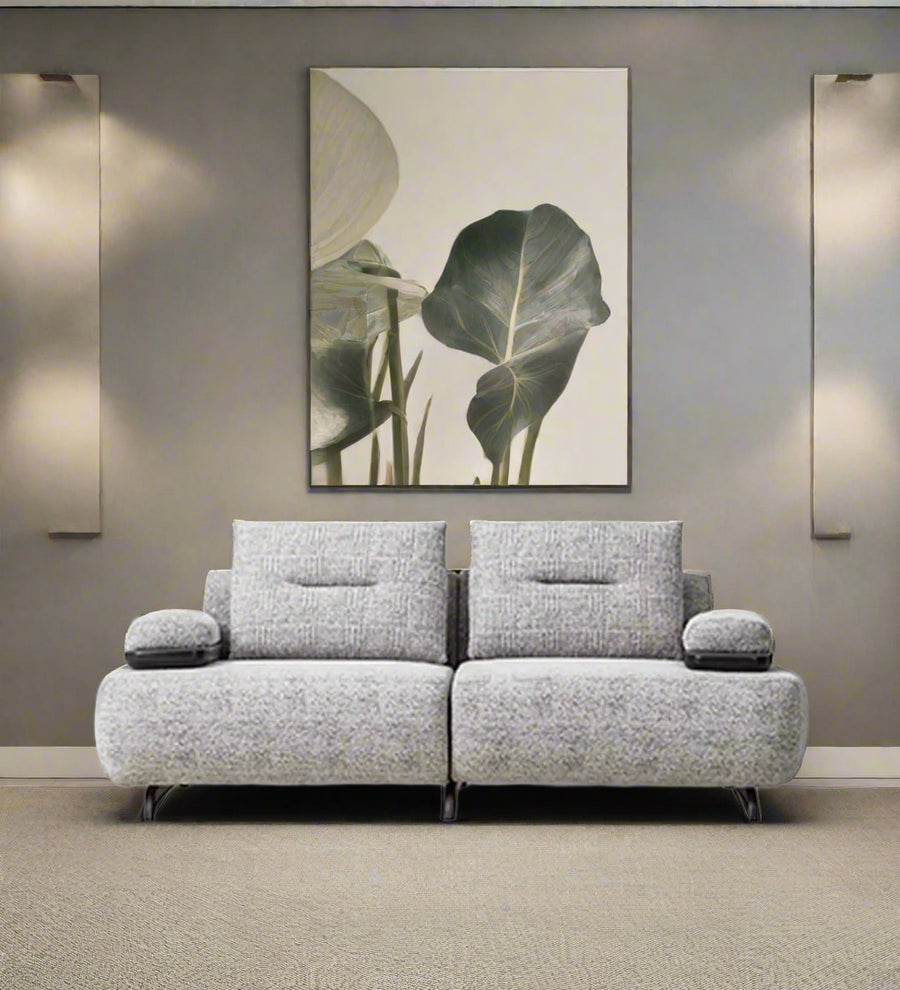 Bodan 3 Seater Fabric Sofa - Dim Grey by Febonic Living