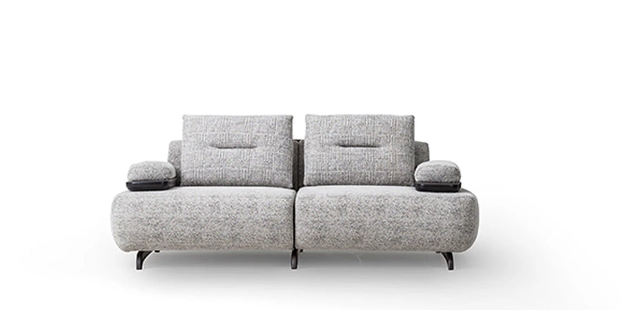 Bodan Fabric 3 Seater Sofa In Dim Grey Colour - Febonic Living