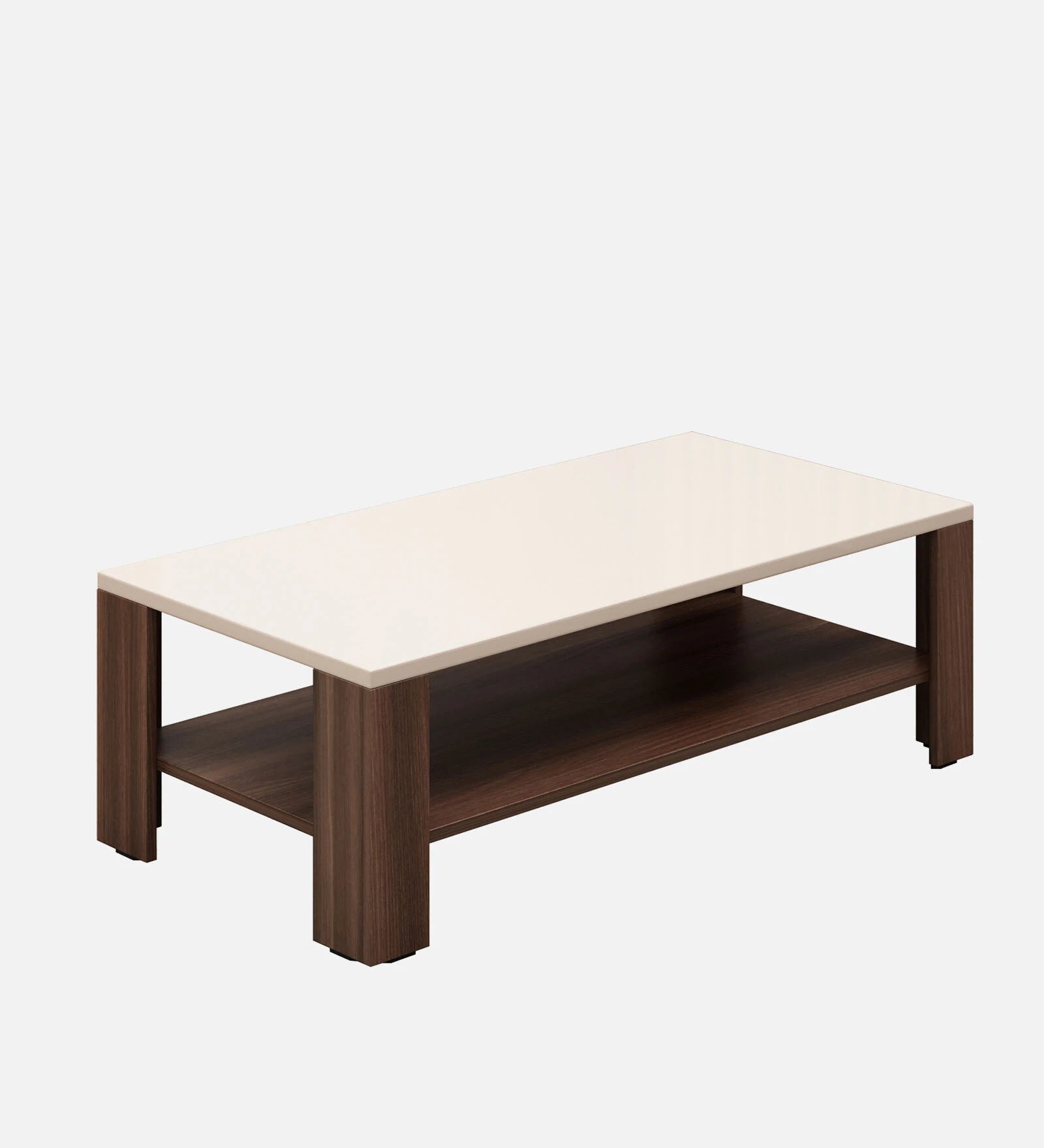 Bovi Wood Coffee Table in Dark Acacia Finish