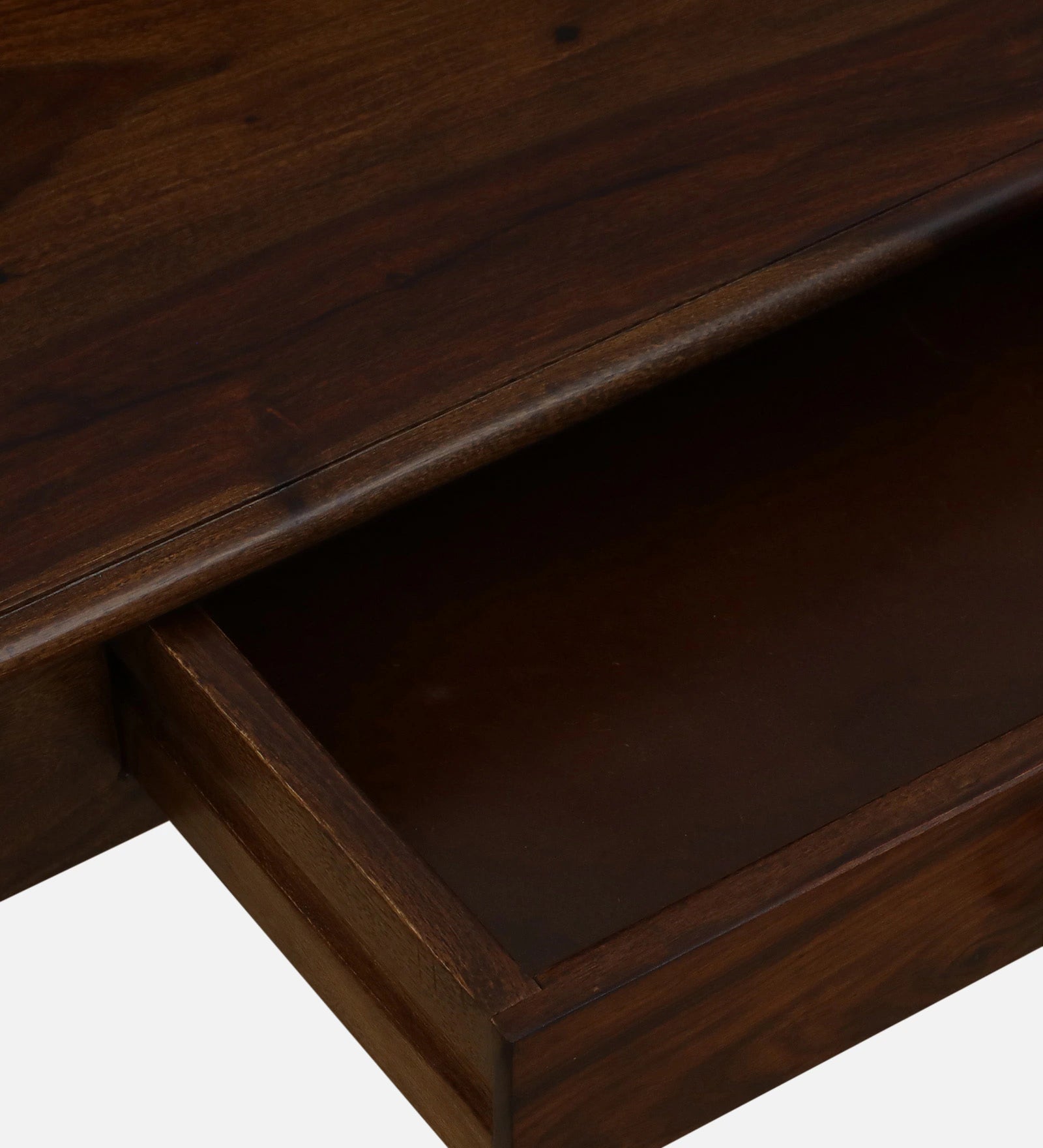 Akron Sheesham Wood Writing Table In Provincial Teak Finish - Febonic Living