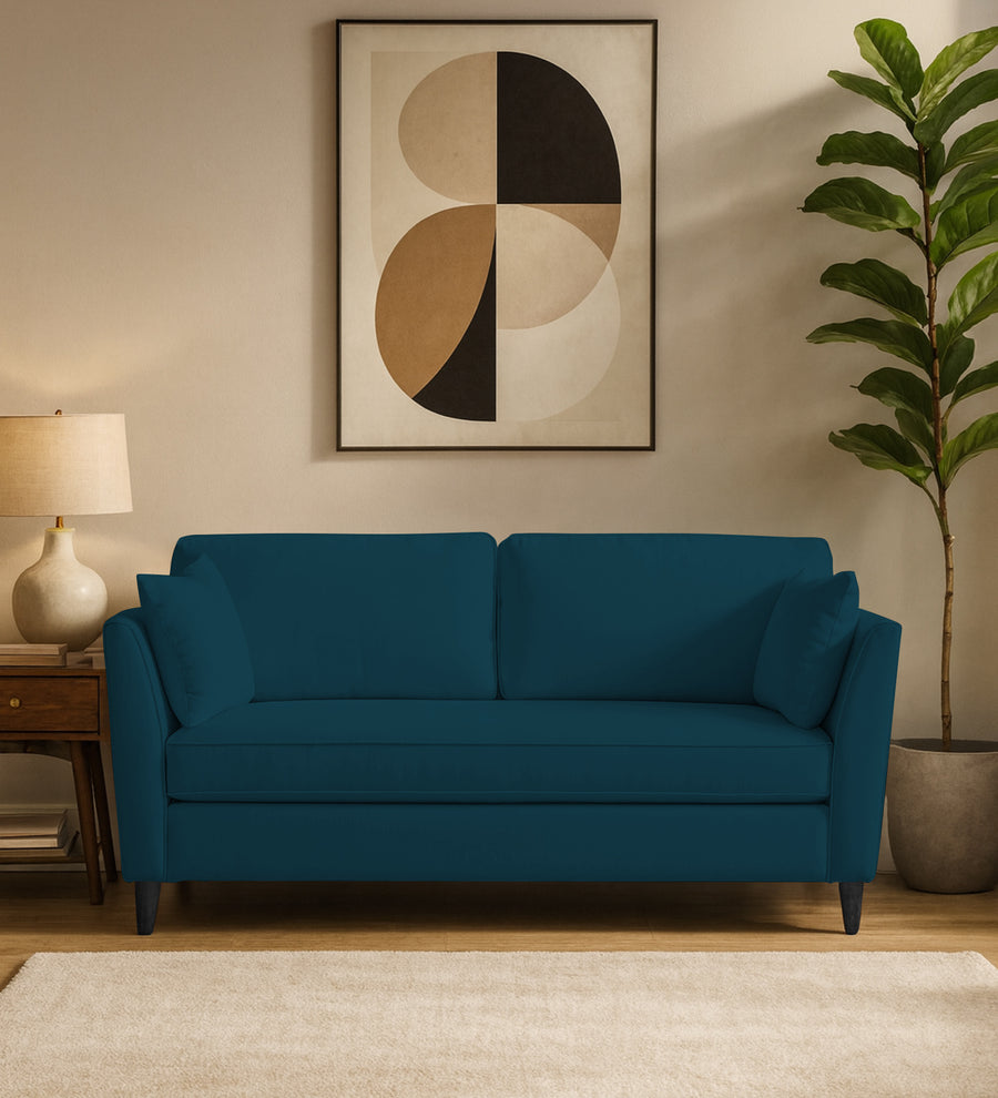 Miranda 3 Seater Velvet Sofa - Azura Blue by Febonic Living