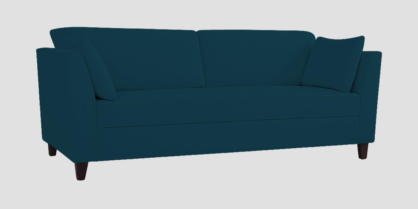 Miranda Velvet 3 Seater Sofa In Azura Blue Colour