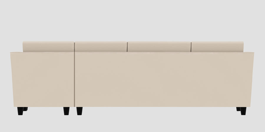 Bristo Velvet Rhs Sectional Sofa 3 Lounger In Camel Beige Colour - Febonic Living