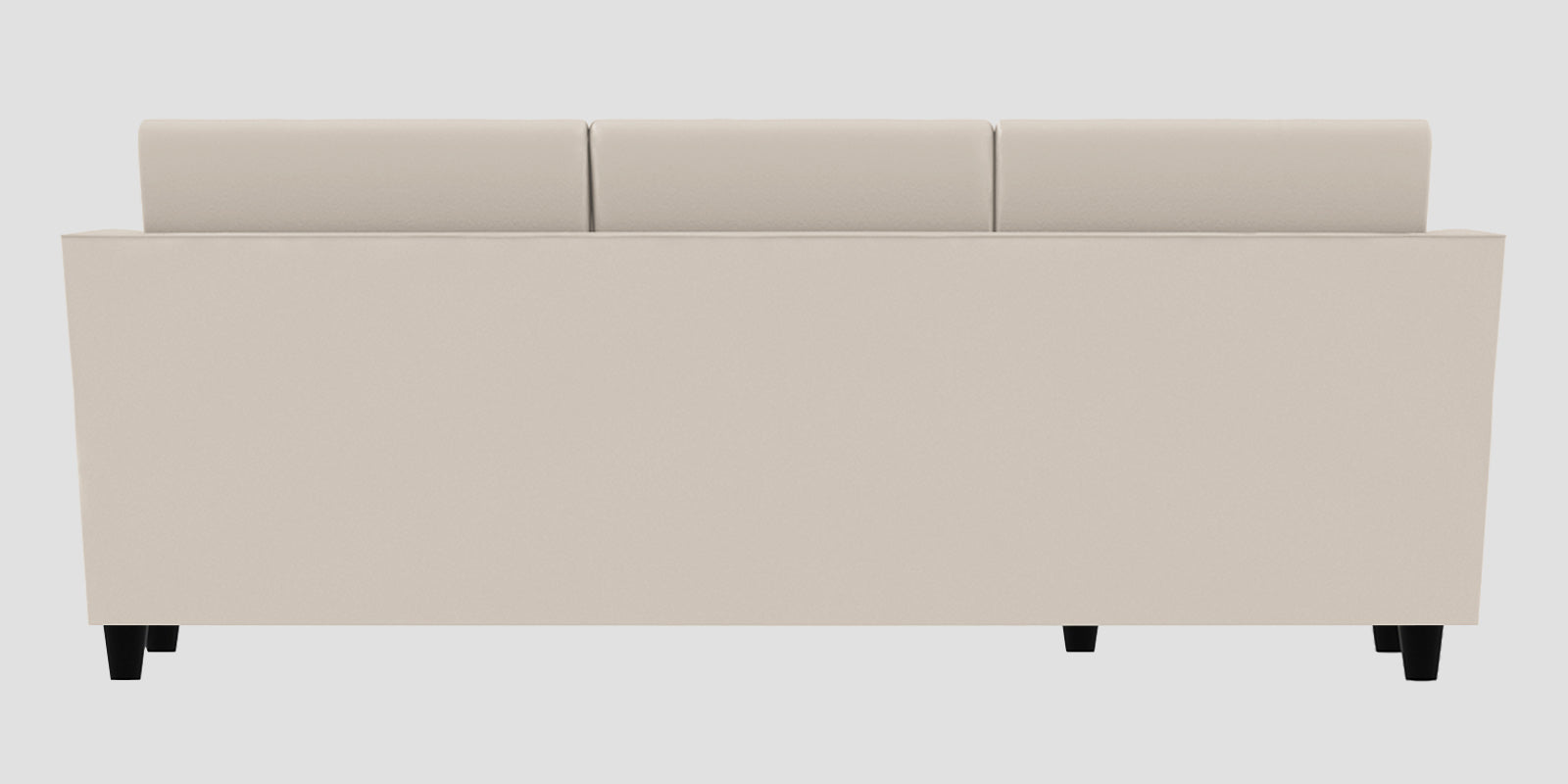 Bristo Velvet RHS Sectional Sofa (2+Ottoman Lounger) In Camel Beige Colour - Febonic Living
