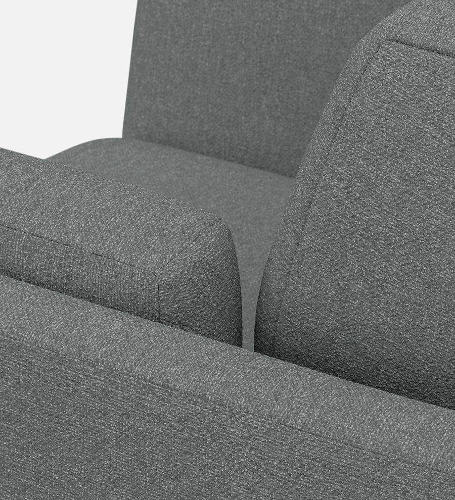Candy Fabric 1 Seater Sofa In Nimbus Grey Colour - Febonic Living