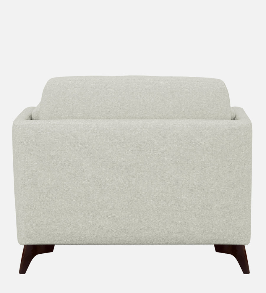 Candy Fabric 1 Seater Sofa In Pearl White Colour - Febonic Living