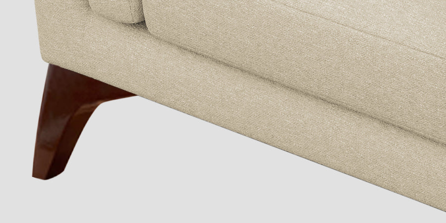 Candy Fabric 2 Seater Sofa In Cotton Beige Colour - Febonic Living
