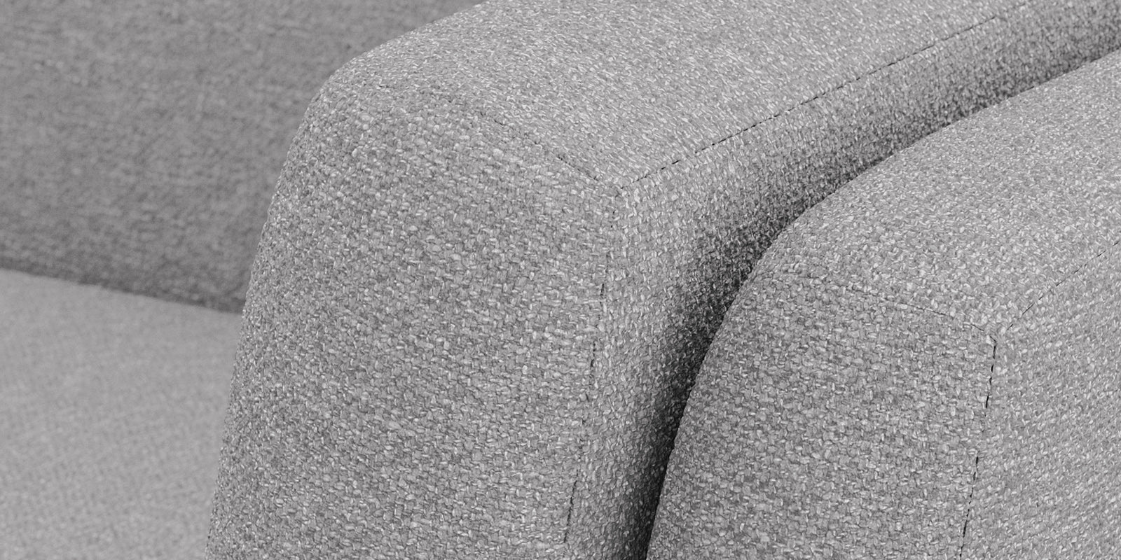 Candy Fabric 2 Seater Sofa In Dim Grey Colour