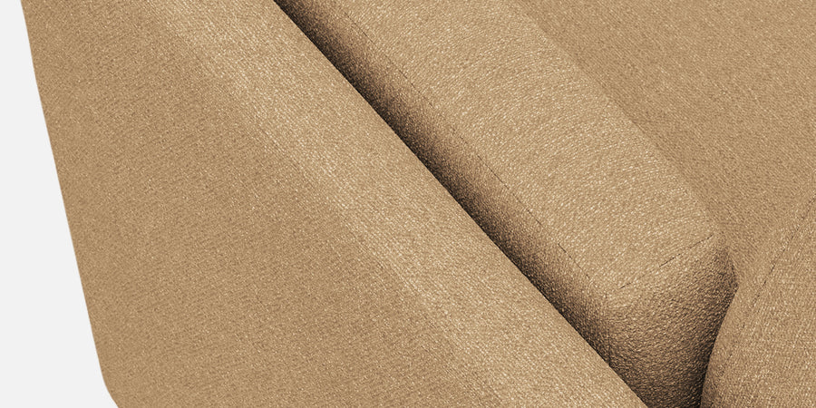 Candy Fabric 3 Seater Sofa In Copper Brown Colour - Febonic Living