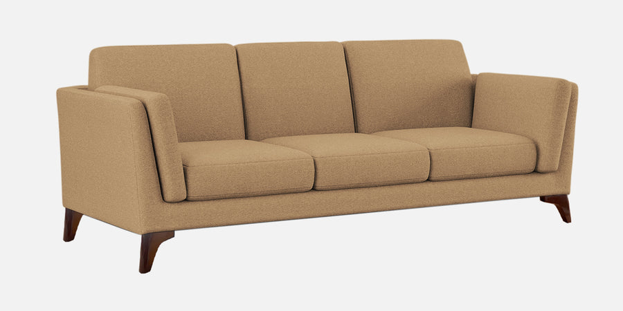 Candy Fabric 3 Seater Sofa In Copper Brown Colour - Febonic Living